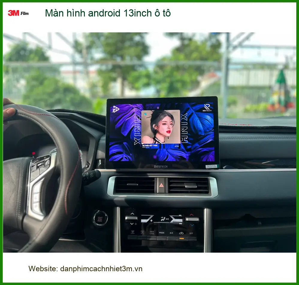 Anh Sỹ lắp màn hình android 13inch ô tô Kia K3 tại Quận 6 để giải trí ảnh thực tế 2