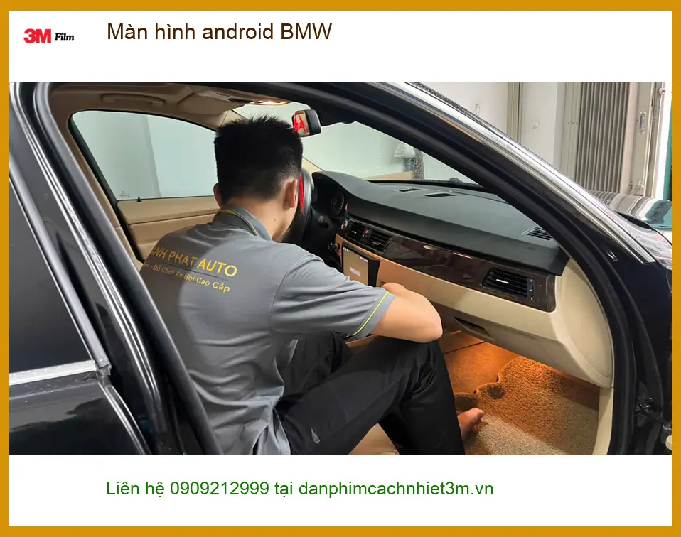 Anh Tấn nâng cấp màn hình android BMW X5 tại Quận 7 để trải nghiệm công nghệ mới mẻ hơn