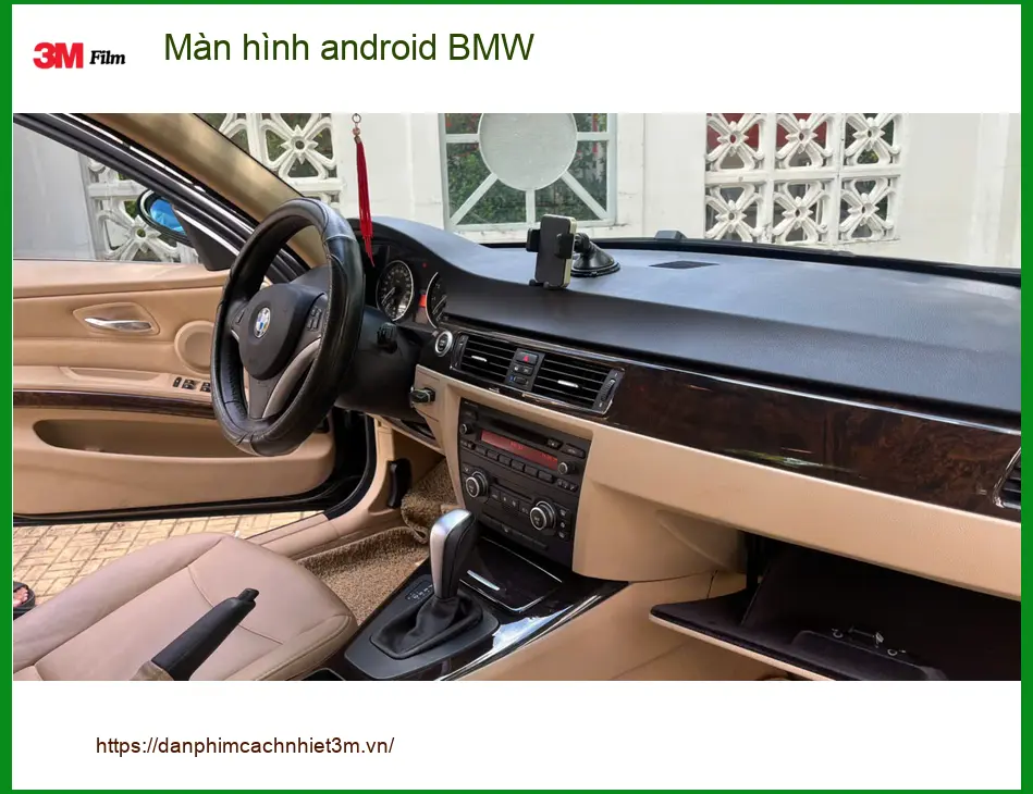 Anh Tấn lắp màn hình Android cho BMW X5 tại Thủ Đức vì màn hình cũ bị giật ảnh thực tế 4