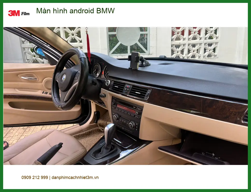 Anh Kiên lắp màn hình Android cho BMW 5 Series tại Quận 2 tiện lợi hơn ảnh thực tế 2