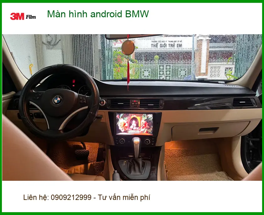 Anh Duy nâng cấp màn hình Android cho BMW X1 tại Hóc Môn để trải nghiệm tính năng giải trí đỉnh cao ảnh thực tế 3