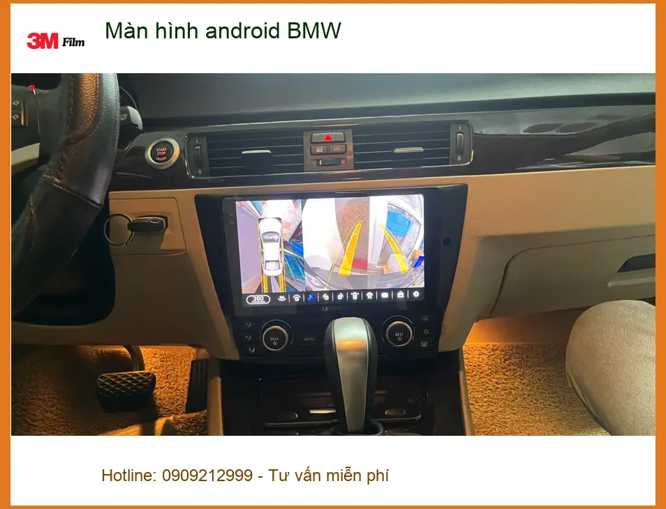 Anh Khải nâng cấp màn hình Android cho BMW X5 tại Quận 3 để trải nghiệm lái mượt mà hơn ảnh thực tế 2