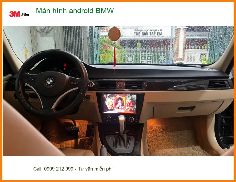 Anh Khải nâng cấp màn hình Android cho BMW X5 tại Quận 3 để trải nghiệm lái mượt mà hơn ảnh thực tế 3