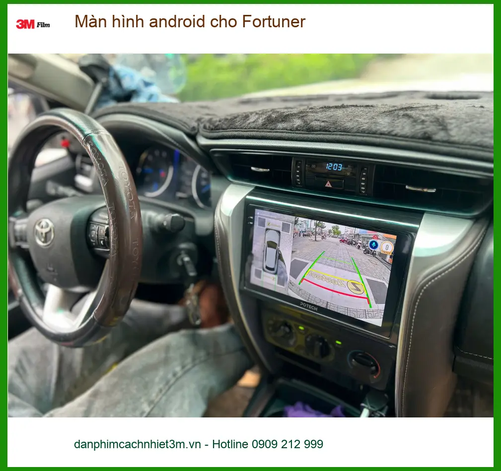 Anh Khải lắp màn hình Android cho Fortuner tại Cần Giờ, muốn nâng tầm trải nghiệm. ảnh thực tế 2
