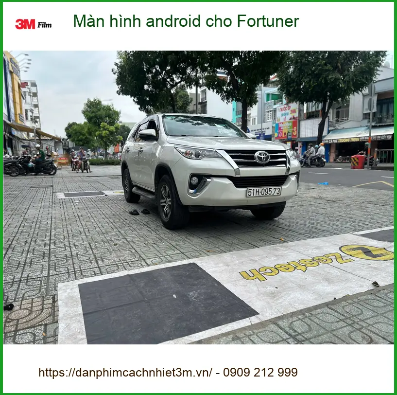 Anh Khải lắp màn hình Android cho Fortuner tại Quận Tân Bình ảnh thực tế 2