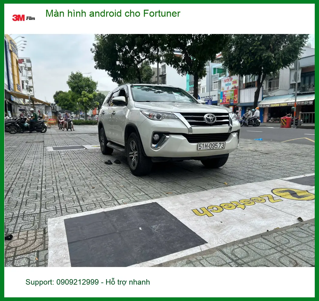 Anh Đức Hưng lắp màn hình Android cho Fortuner tại Bình Chánh để nâng cao trải nghiệm lái ảnh thực tế 2
