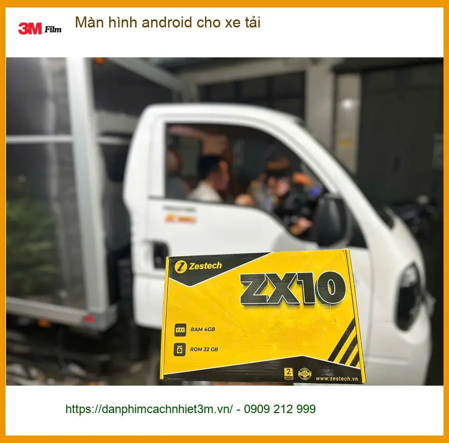 Anh Khải lắp màn hình Android cho xe tải Isuzu tại Quận 2 để quản lý lộ trình hiệu quả ảnh thực tế 4