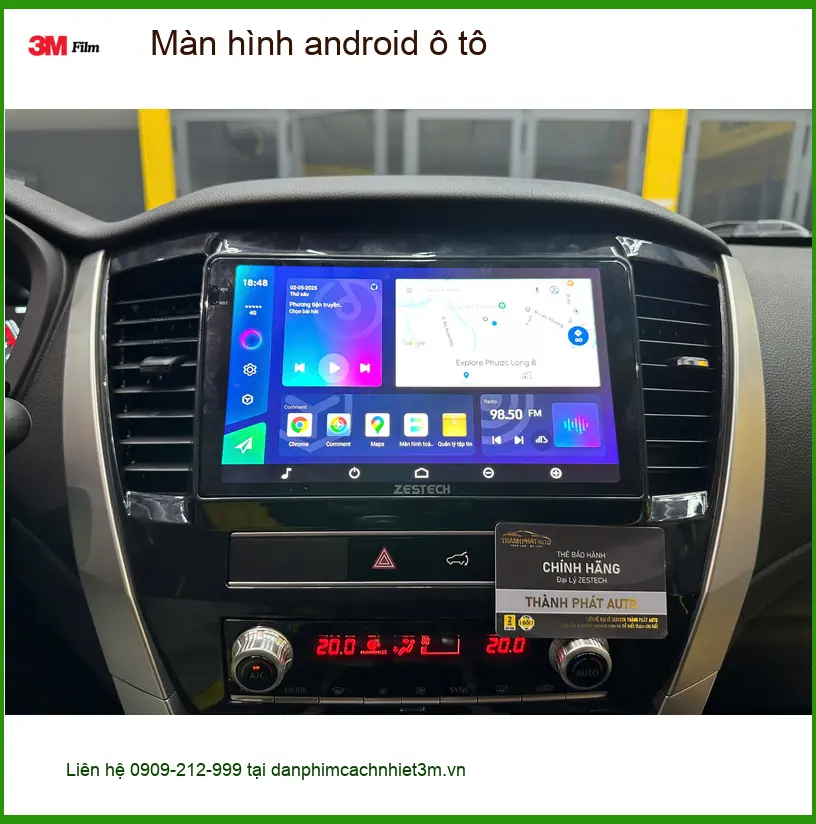 Chú Sỹ lắp màn hình android ô tô Kia Carnival ở Huyện Bình Chánh ảnh thực tế 2