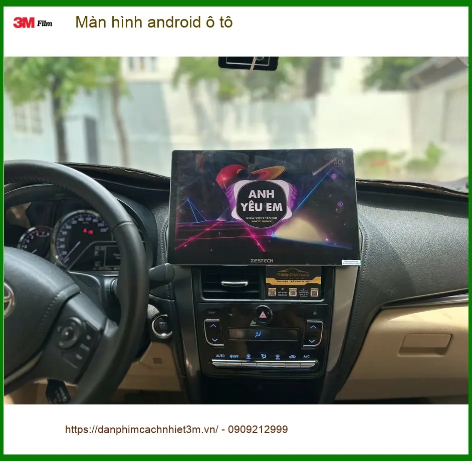Anh Tấn lắp màn hình android ô tô Hyundai Accent tại Củ Chi để tối ưu tiện ích di chuyển ảnh thực tế 3