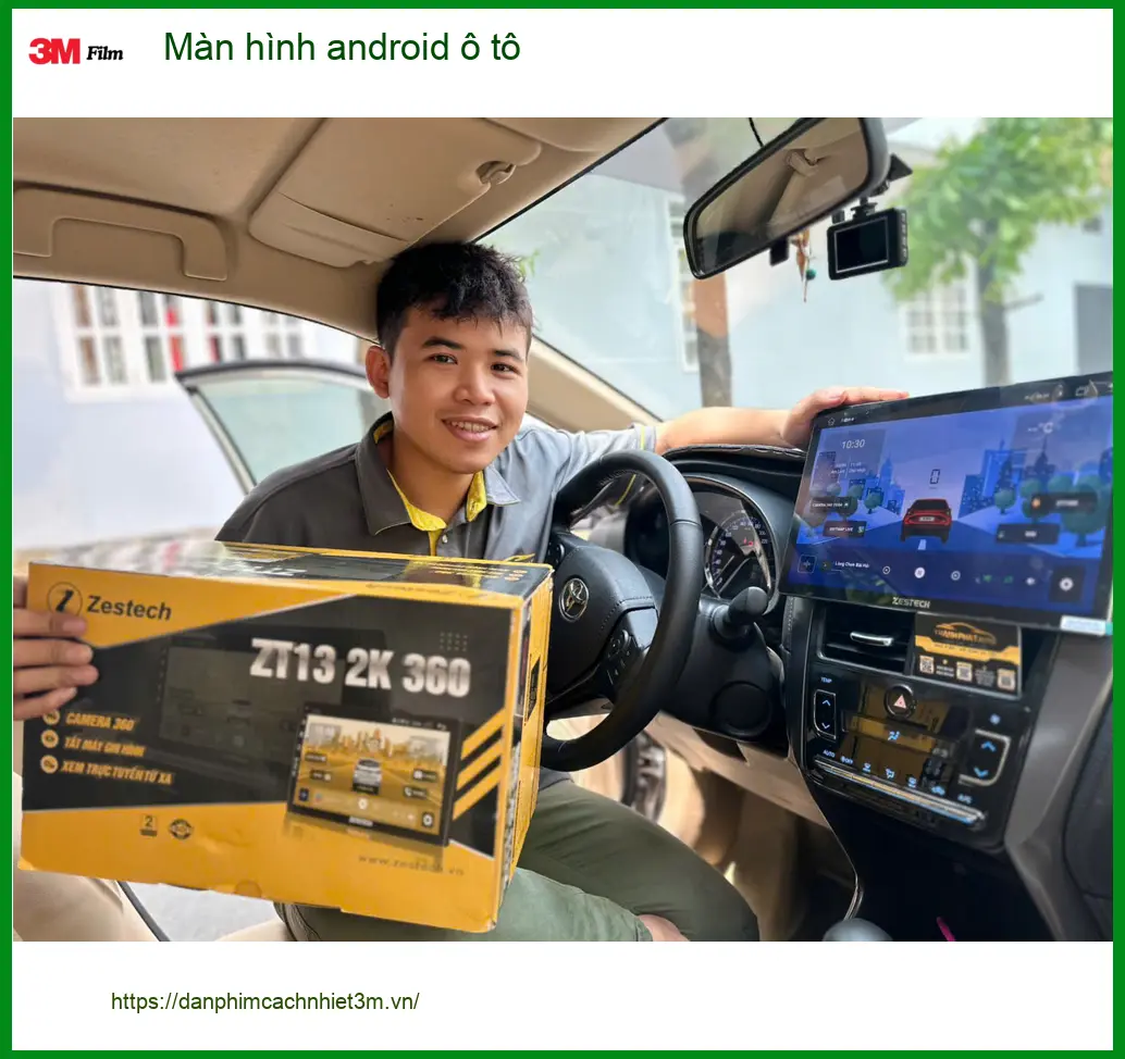 Anh Dũng lắp màn hình android ô tô cho Toyota Vios tại Quận 6 để nâng cấp tính năng giải trí