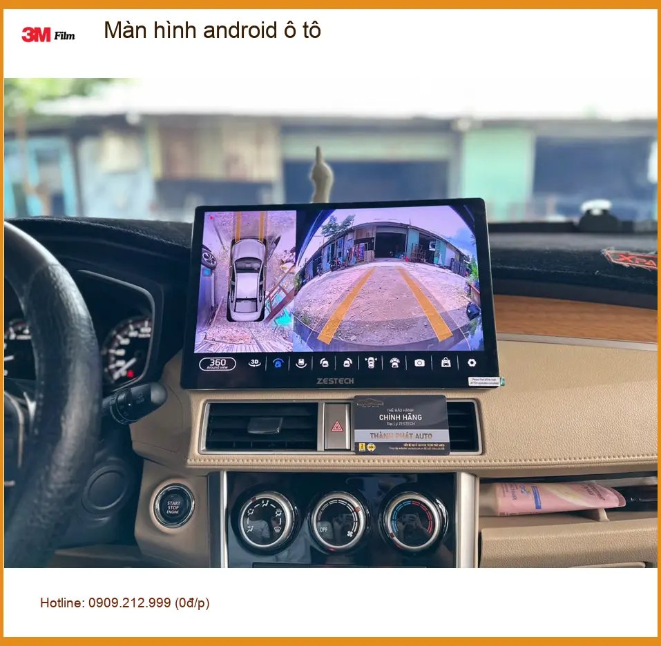 Anh Duy lắp màn hình android ô tô cho Kia K3 tại Quận Tân Bình để tiện dùng Google Maps