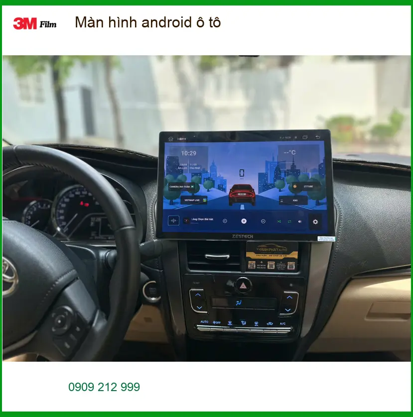 Anh Dũng lắp màn hình android ô tô cho Toyota Vios tại Quận 6 để nâng cấp tính năng giải trí ảnh thực tế 2