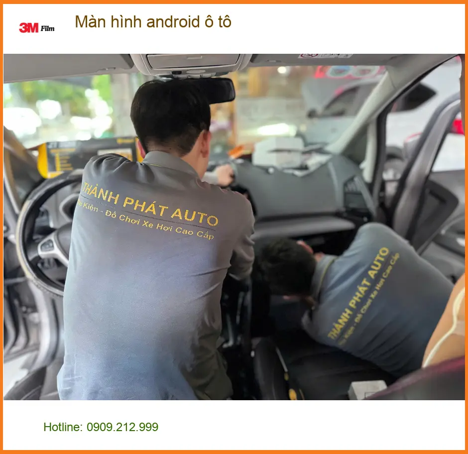 Anh Kiên lắp màn hình android ô tô cho Hyundai Accent tại Quận 2