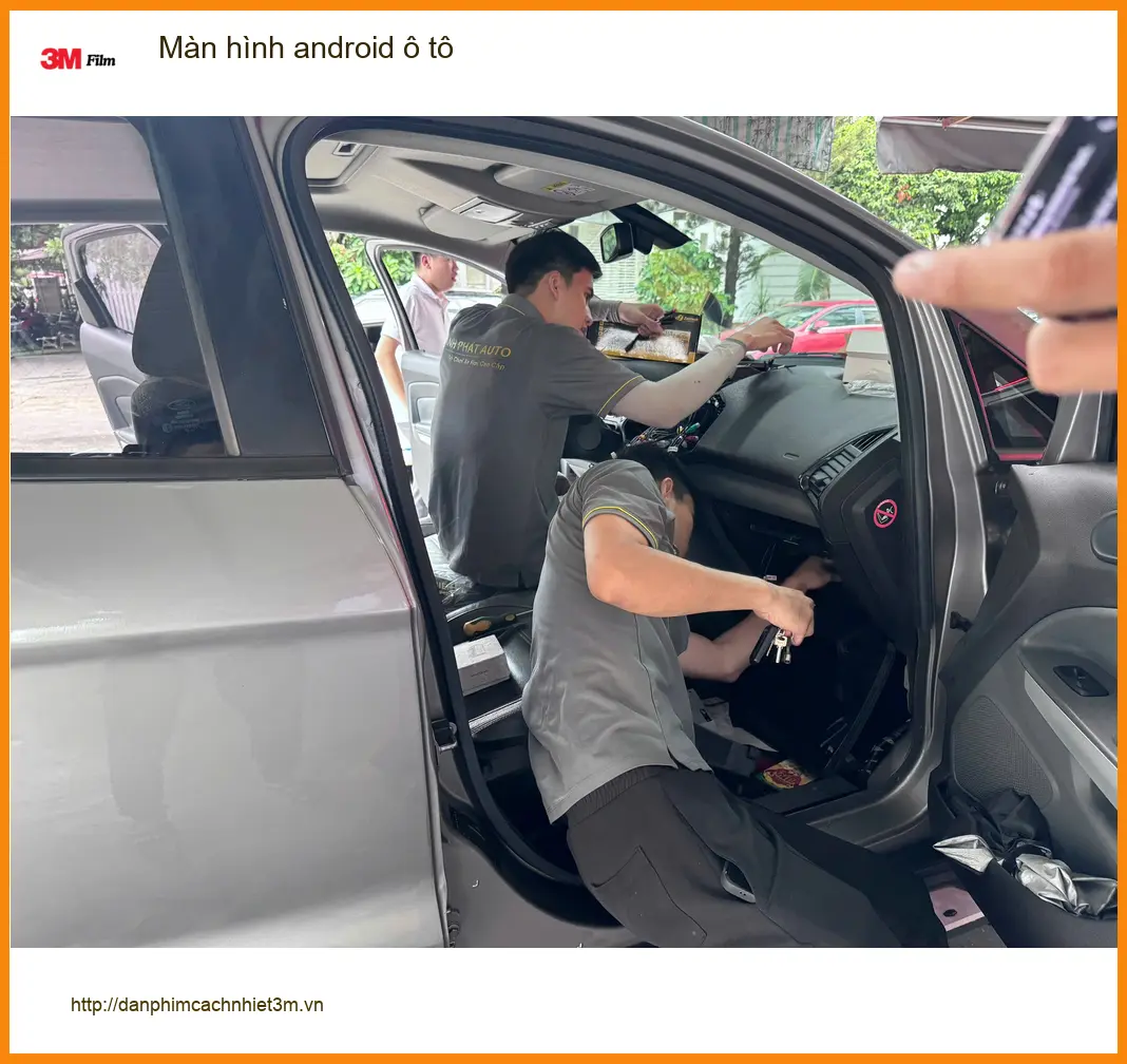 Anh Kiên lắp màn hình android ô tô cho Hyundai Accent tại Quận 2 ảnh thực tế 2