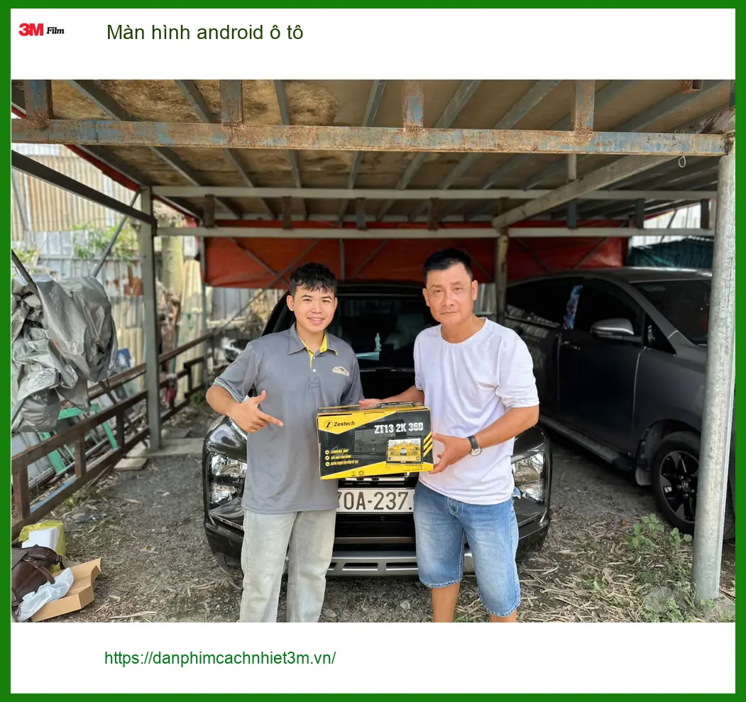 Anh Kiên lắp màn hình android ô tô Zestech cho Hyundai Accent tại Quận 9 để giải trí và dẫn đường