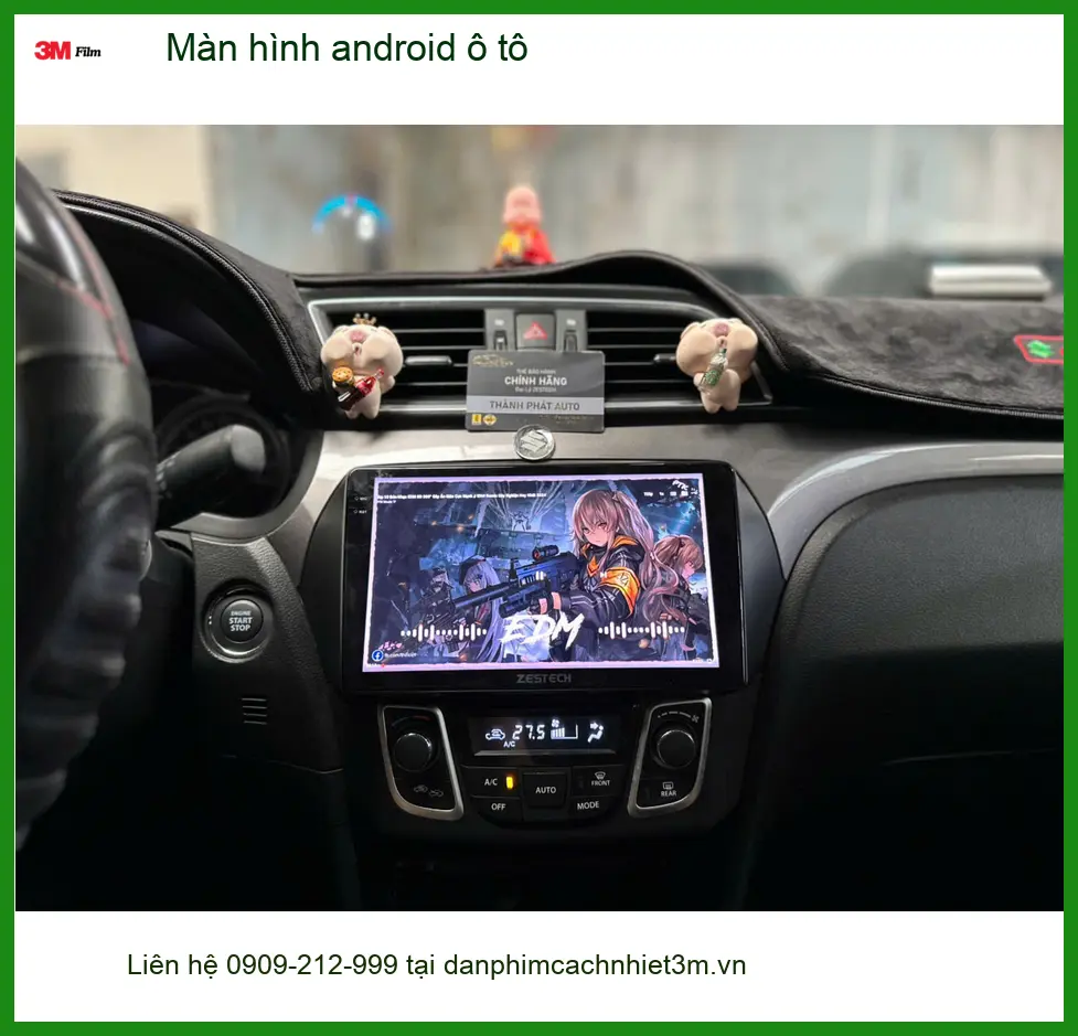 Chị Thúy nâng cấp màn hình Android ô tô Hyundai Accent tại Hóc Môn