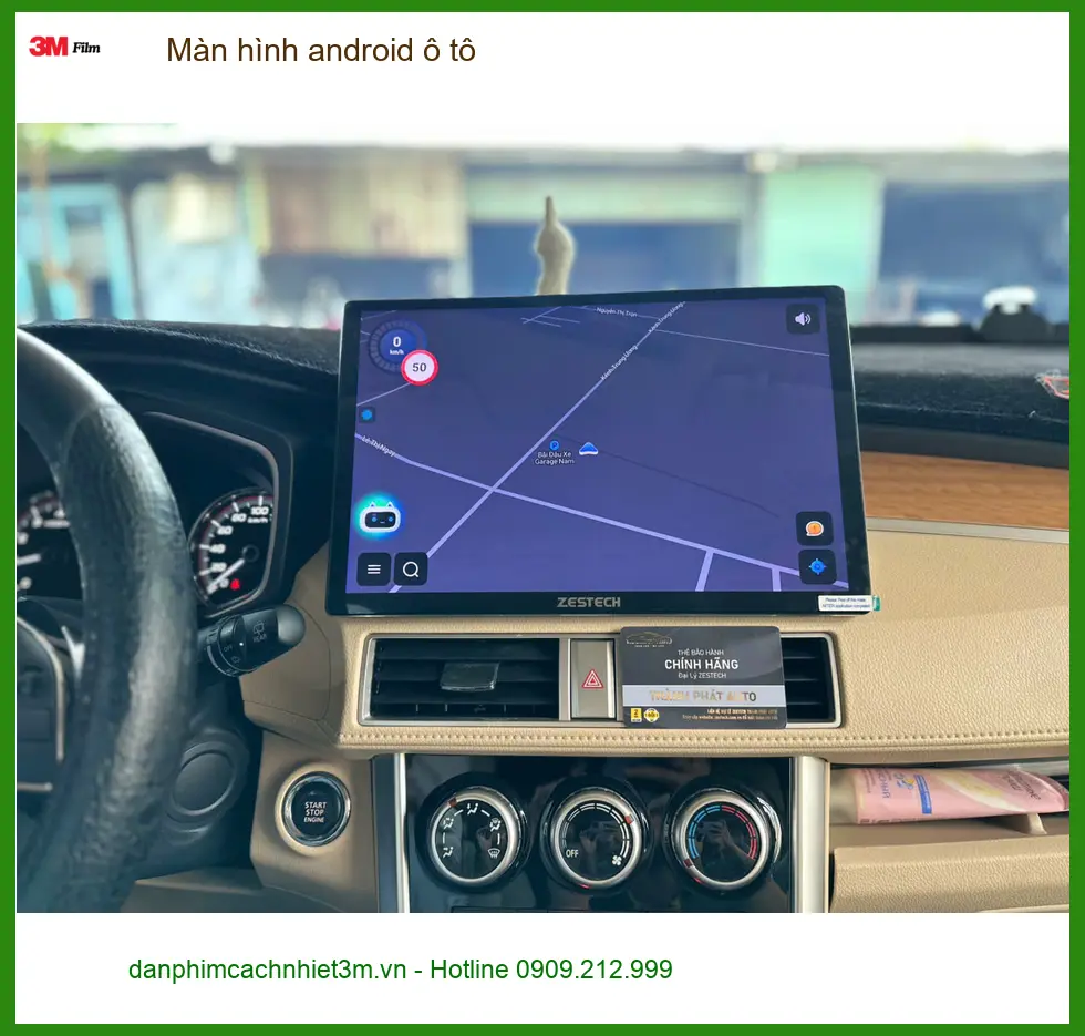 Anh Kiên lắp màn hình android ô tô Zestech cho Hyundai Accent tại Quận 9 để giải trí và dẫn đường ảnh thực tế 3