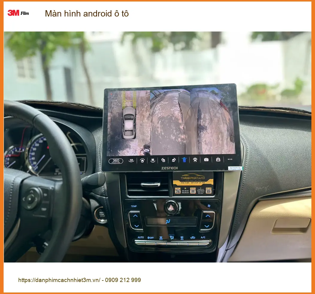 Chị Thảo lắp màn hình Android ô tô cho Hyundai Accent tại Quận 2 để tiện di chuyển
