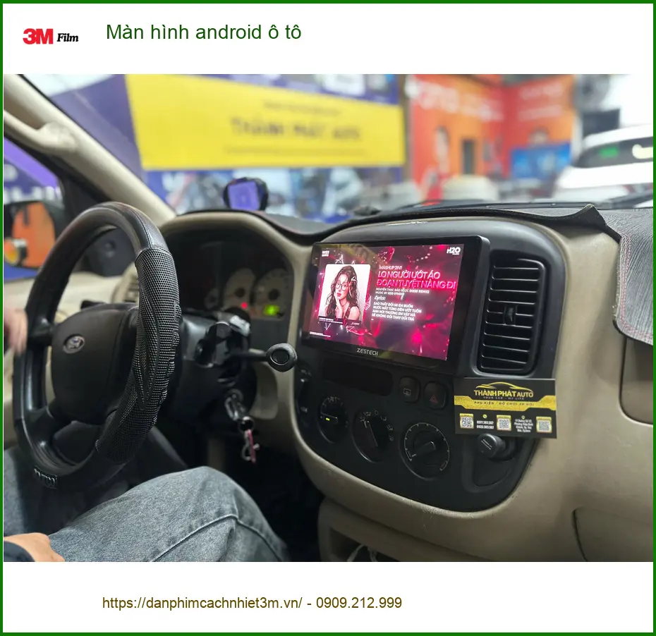 Anh Tuấn lắp màn hình android ô tô cho Honda CRV tại Quận Thủ Đức ảnh thực tế 3