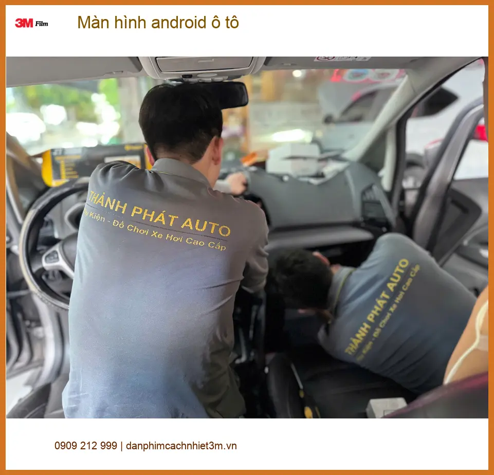 Chú Lộc lắp màn hình Android ô tô cho Honda CRV tại Quận 12 vì màn zin quá cũ ảnh thực tế 5