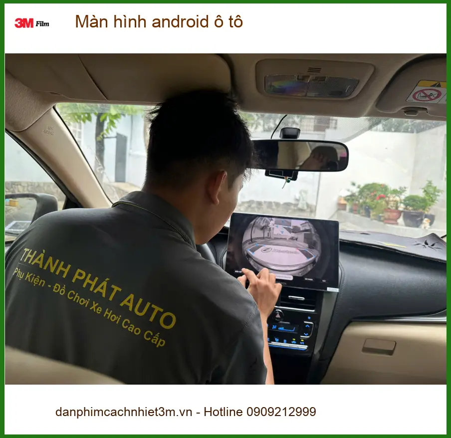Anh Tấn nâng cấp màn hình android ô tô chính hãng cho Toyota Vios tại Quận 7