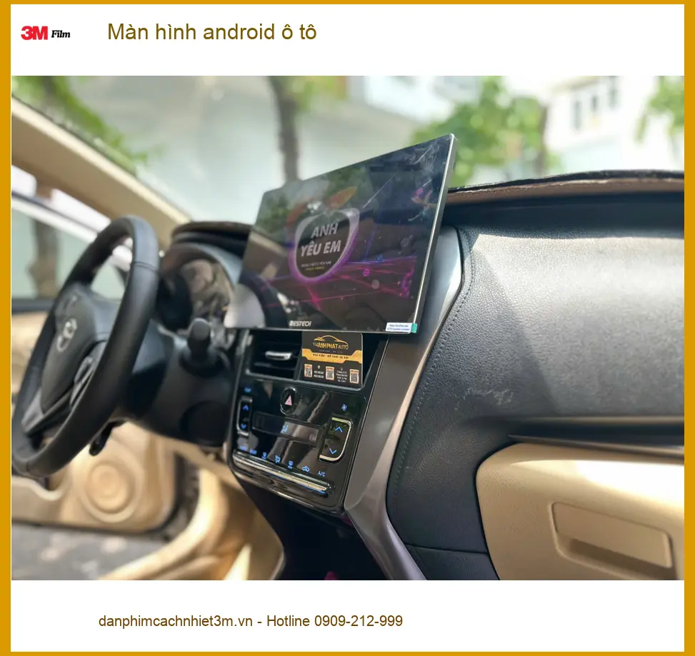 Anh Tấn nâng cấp màn hình android ô tô chính hãng cho Toyota Vios tại Quận 7 ảnh thực tế 4
