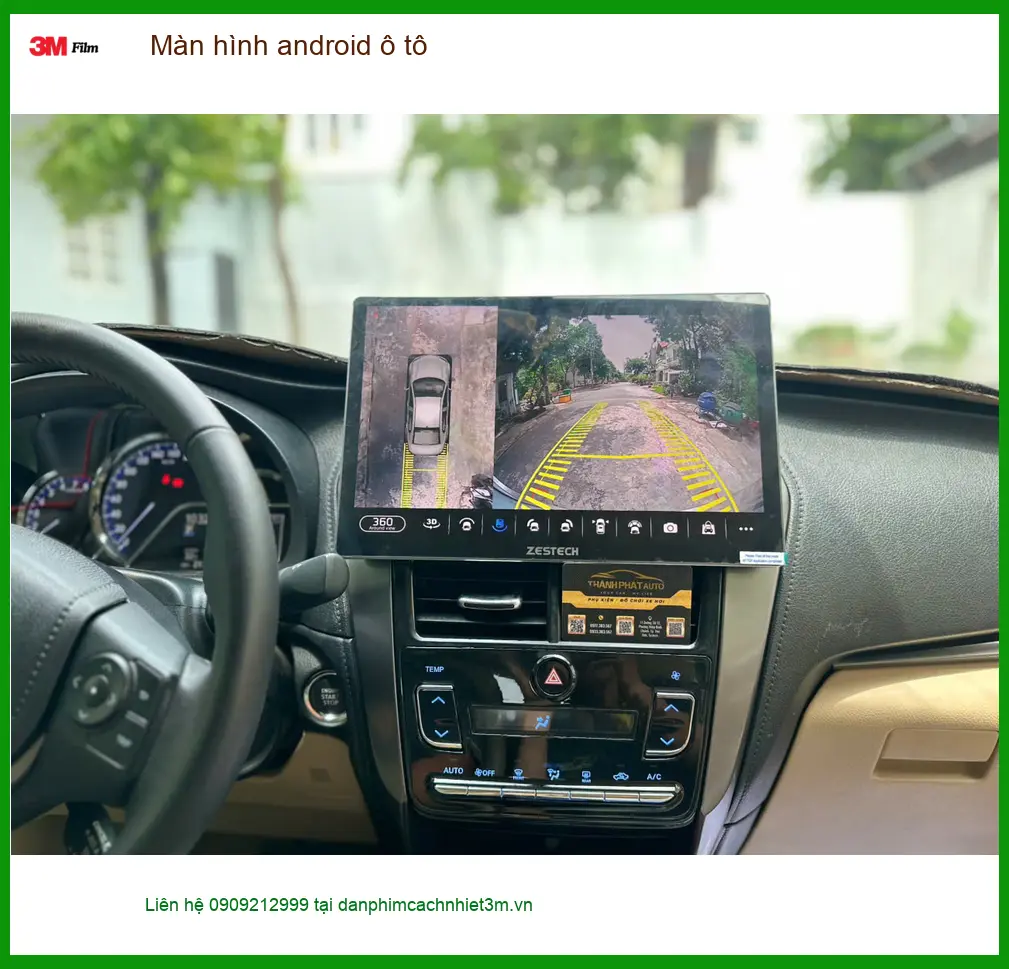 Anh Tấn nâng cấp màn hình android ô tô chính hãng cho Toyota Vios tại Quận 7 ảnh thực tế 5