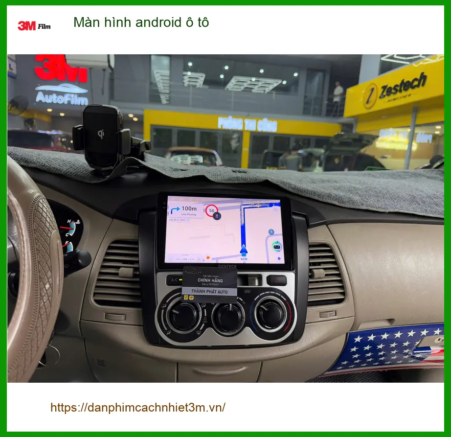 Chị Thảo lắp Màn hình android ô tô Honda Civic tại Quận 11 giải trí tiện lợi ảnh thực tế 2