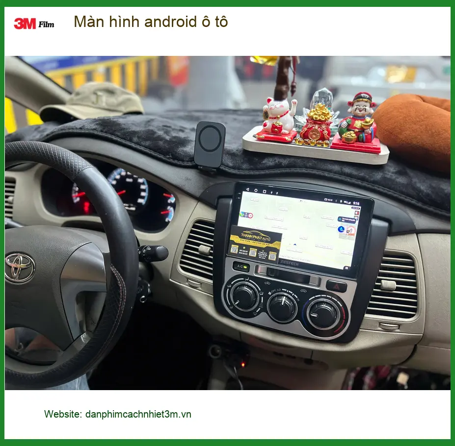 Anh Minh nâng cấp màn hình android ô tô cho VinFast Fadil tại Quận 12 ảnh thực tế 2