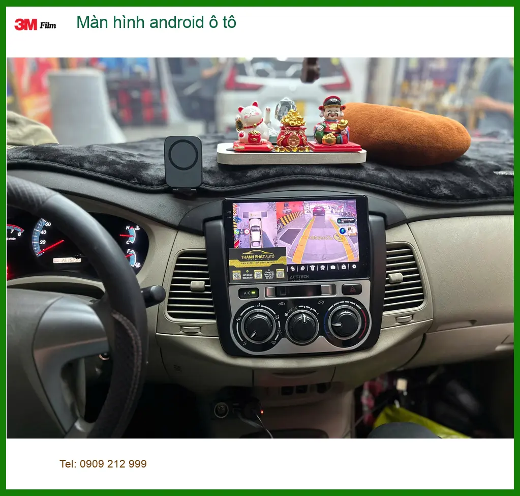 Anh Minh nâng cấp màn hình android ô tô cho VinFast Fadil tại Quận 12 ảnh thực tế 3