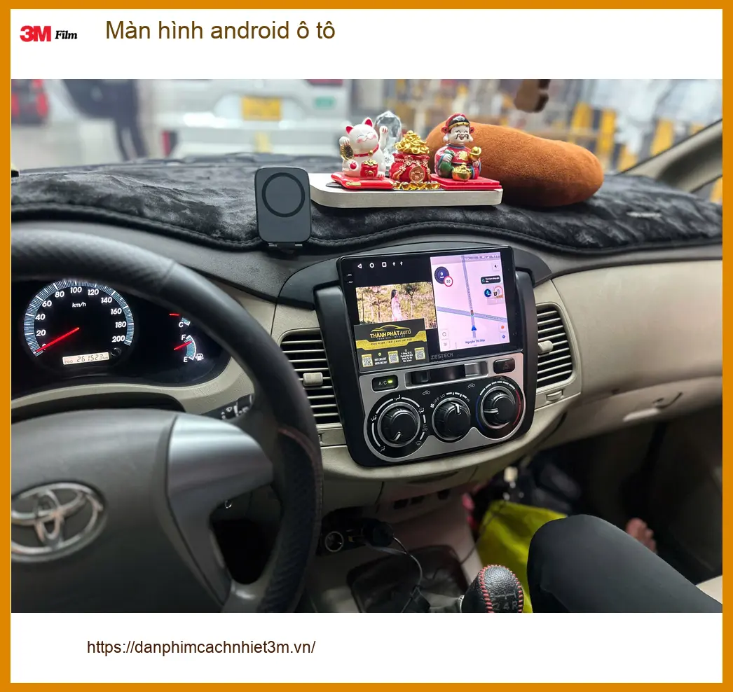 Anh Minh nâng cấp màn hình android ô tô cho VinFast Fadil tại Quận 12 ảnh thực tế 5