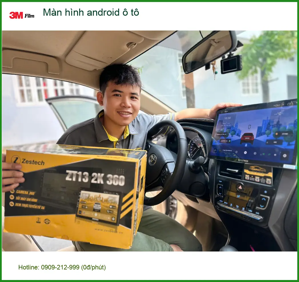 Anh Khang lắp màn hình android ô tô cho Mazda CX-5 tại Thủ Đức vì màn zin quá chậm ảnh thực tế 2