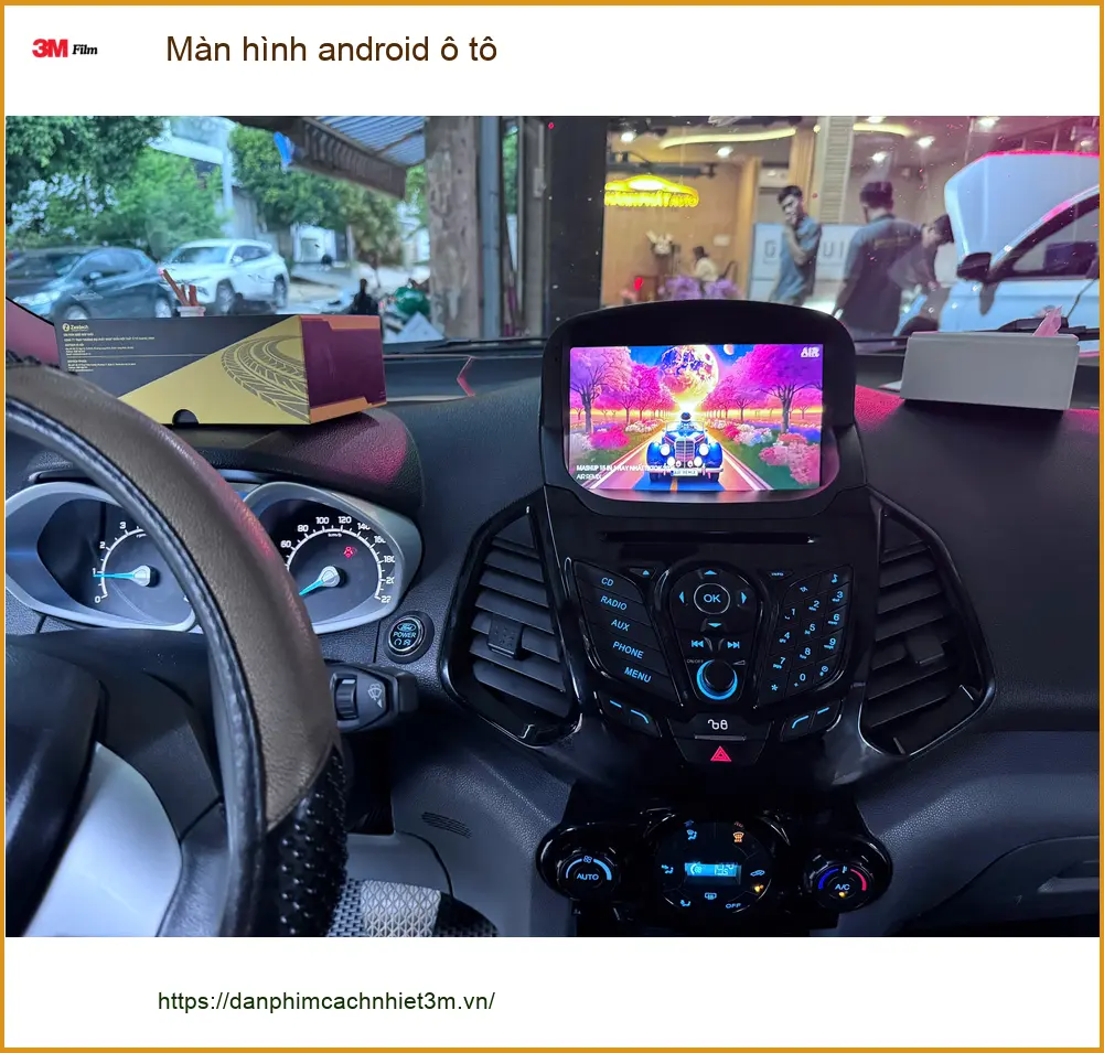 Anh Tín lắp màn hình Android ô tô cho Toyota Vios tại Hóc Môn