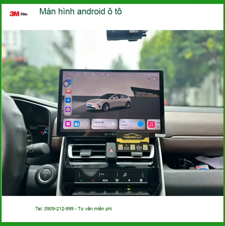 Chị Thảo lắp màn hình Android ô tô cho Mazda 3 tại Cần Giờ tiện di chuyển ảnh thực tế 2