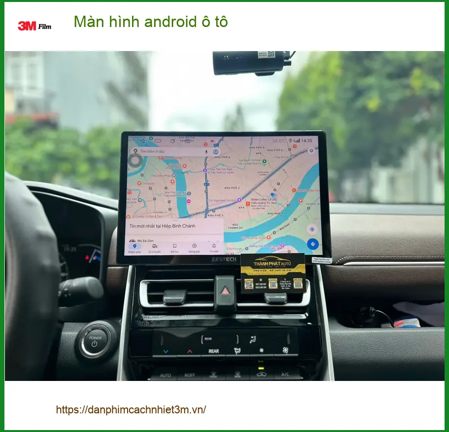 Chị Thảo lắp màn hình Android ô tô cho Mazda 3 tại Cần Giờ tiện di chuyển ảnh thực tế 3