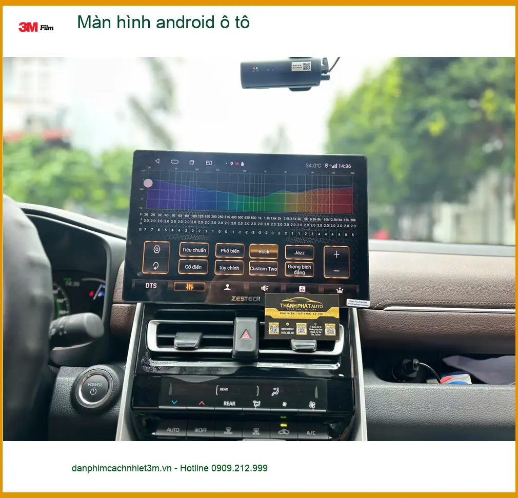 Chị Thảo lắp màn hình Android ô tô cho Mazda 3 tại Cần Giờ tiện di chuyển ảnh thực tế 4