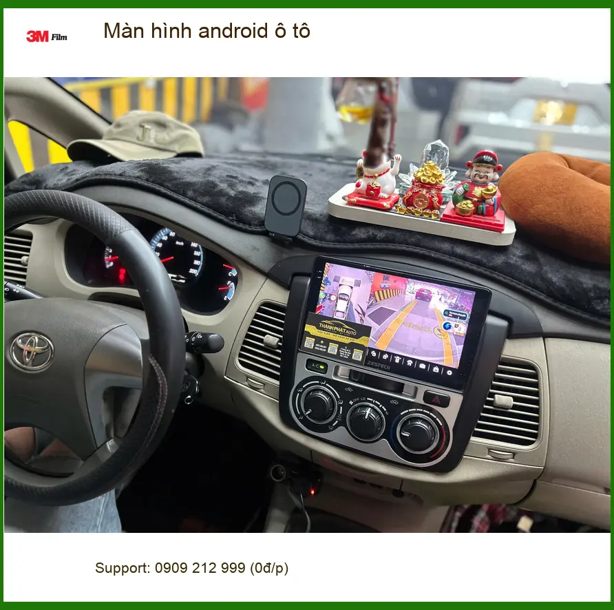 Anh Khang nâng cấp màn hình Android ô tô cho Fortuner tại Quận Tân Phú