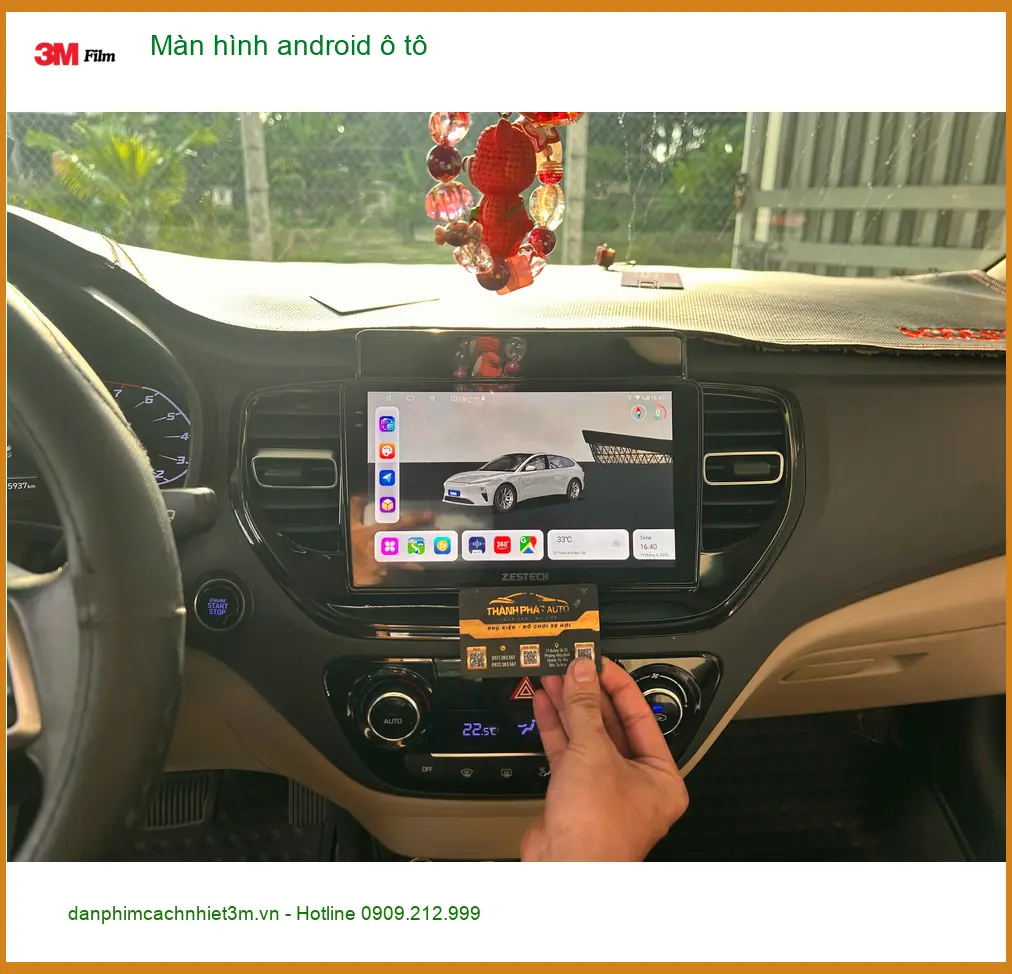 Anh Đình nâng cấp màn hình android ô tô cho Toyota Vios tại Quận 7 để giải trí tiện lợi hơn ảnh thực tế 3