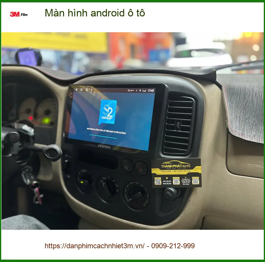 Anh Phi lắp màn hình android ô tô cho Honda Civic tại Quận 9 vì màn zin cũ kỹ