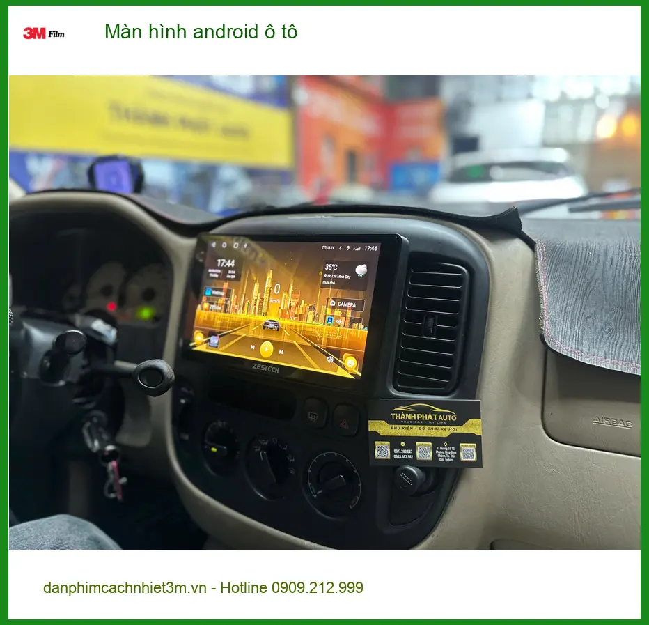 Anh Phi lắp màn hình android ô tô cho Honda Civic tại Quận 9 vì màn zin cũ kỹ ảnh thực tế 2