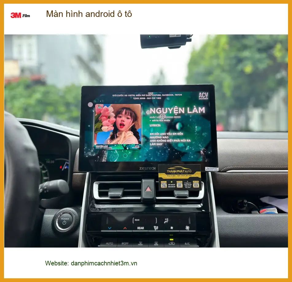 Chị Thảo lắp màn hình Android ô tô cho Honda CRV Quận Bình Thạnh ảnh thực tế 2