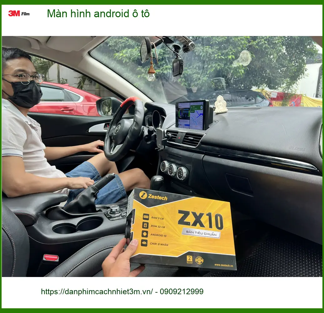 Bác Lâm lắp màn hình Android ô tô Honda CRV chính hãng tại Quận Tân Phú ảnh thực tế 2