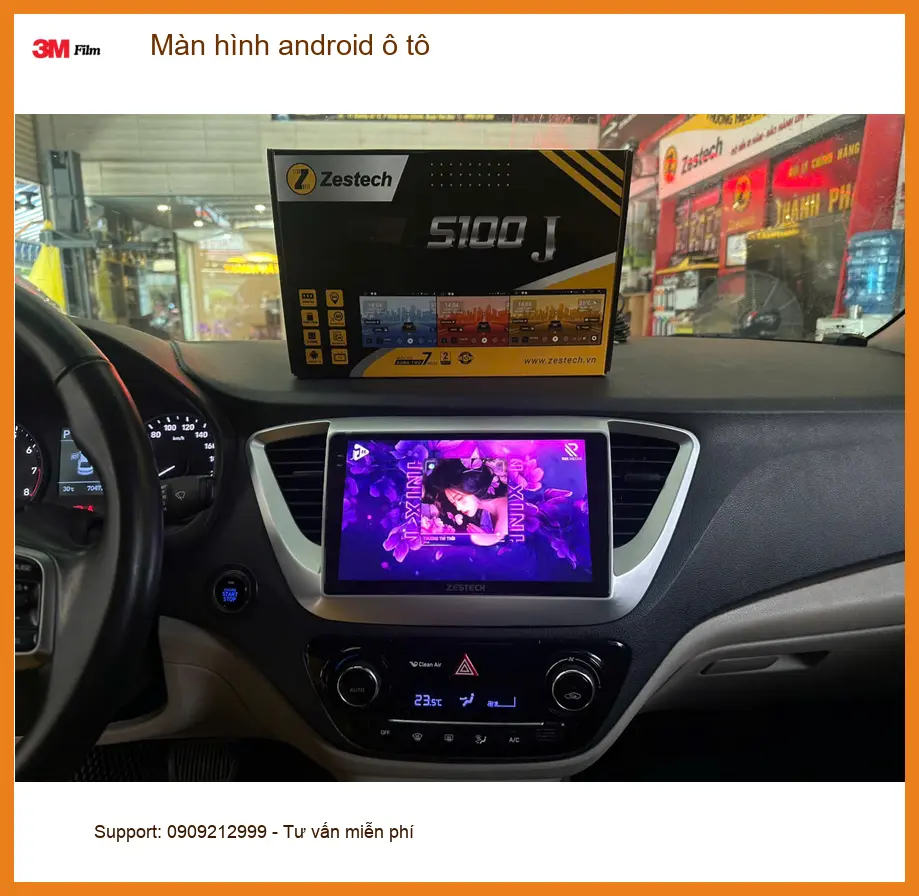 Anh Tùng lắp màn hình Android ô tô cho Honda Civic tại Quận Phú Nhuận ảnh thực tế 2