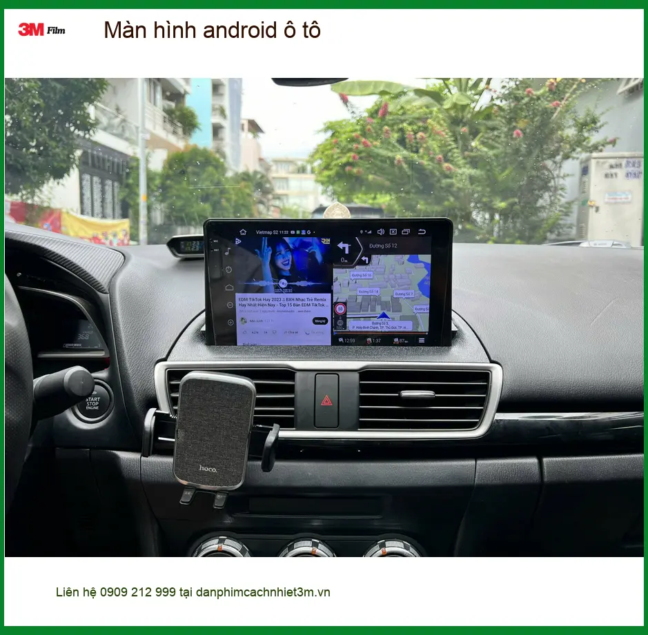 Bác Lâm lắp màn hình Android ô tô Honda CRV chính hãng tại Quận Tân Phú ảnh thực tế 3