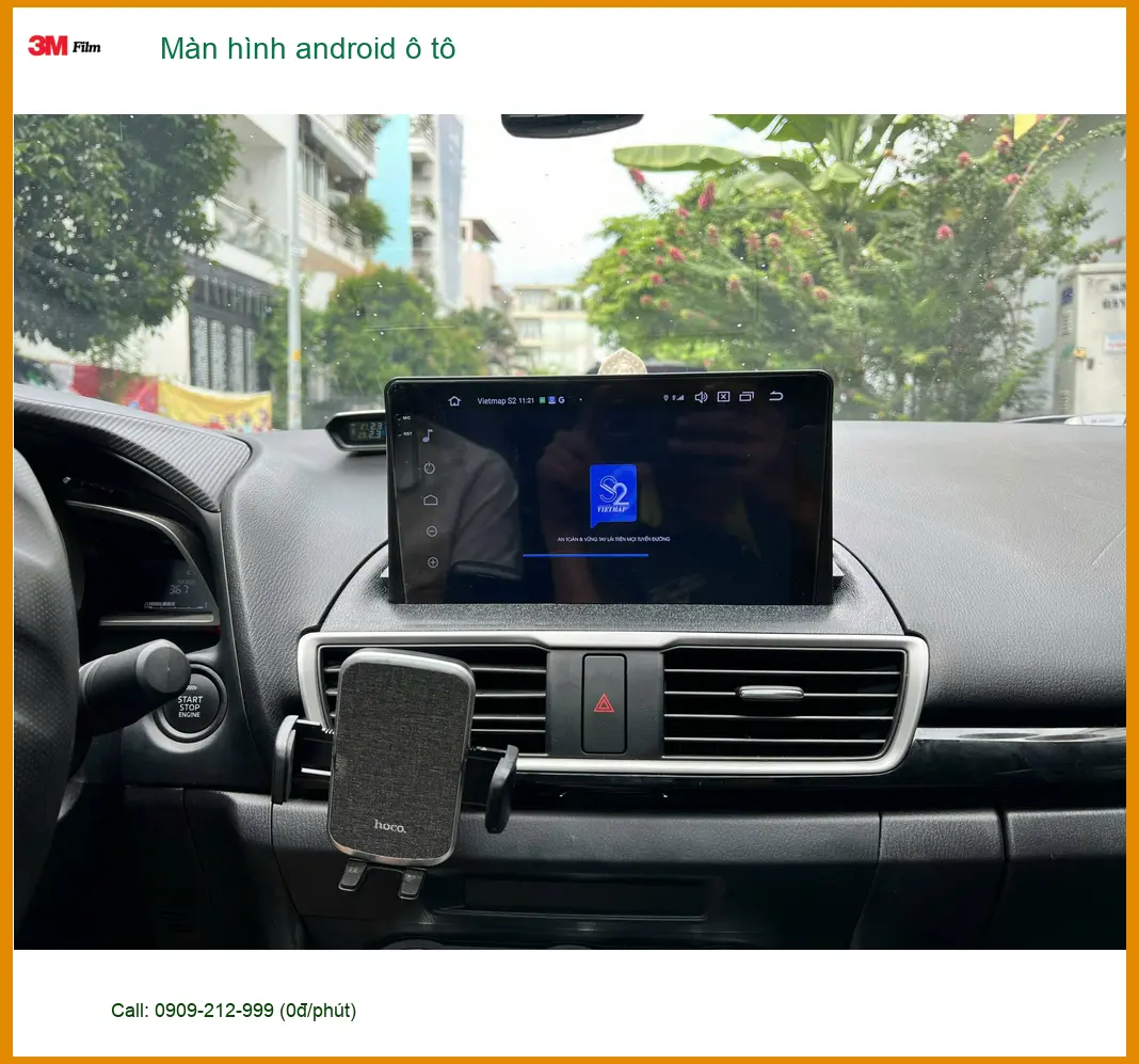 Bác Lâm lắp màn hình Android ô tô Honda CRV chính hãng tại Quận Tân Phú ảnh thực tế 5