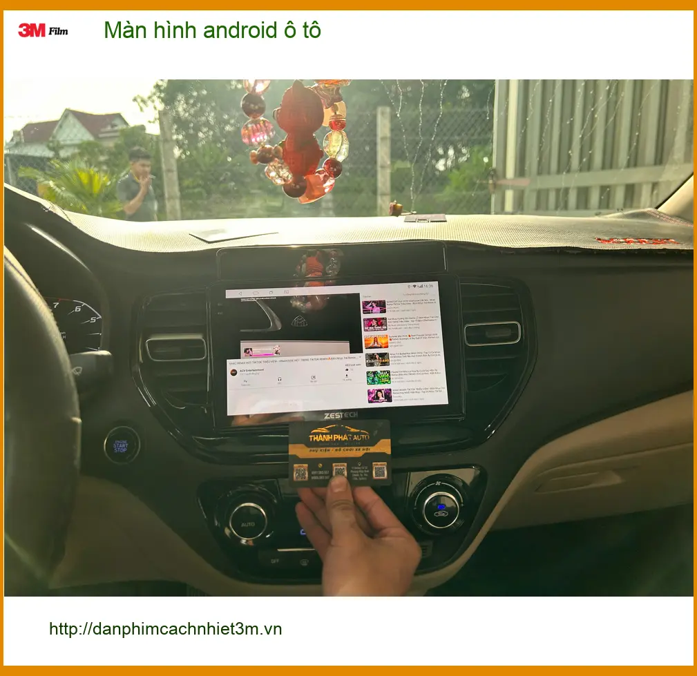 Anh Phước lắp màn hình android ô tô cho Hyundai Accent tại Quận 3 ảnh thực tế 4