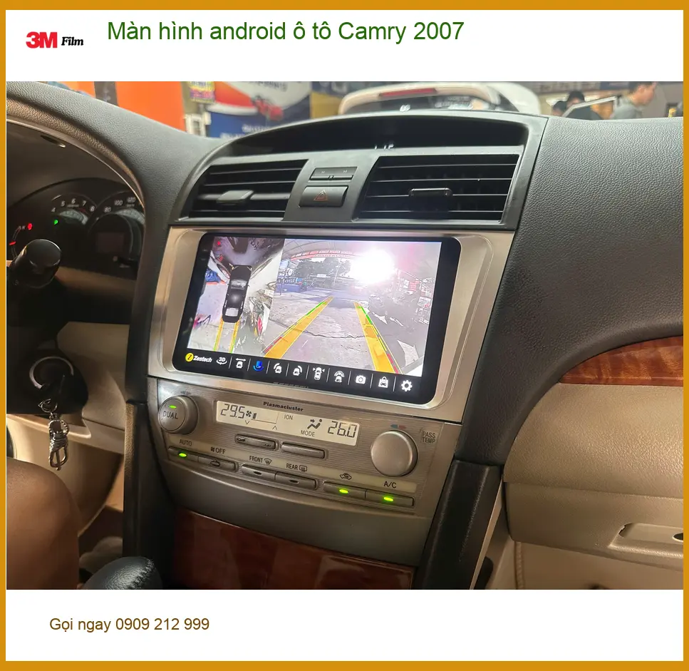 Anh Thành nâng cấp màn hình android ô tô Camry 2007 tại Quận Thủ Đức