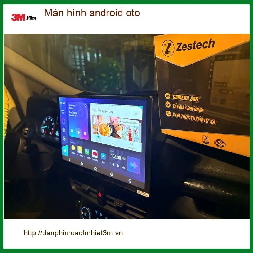 Anh Kiên lắp màn hình Android ô tô Hyundai SantaFe tại Quận 2 uy tín ảnh thực tế 5