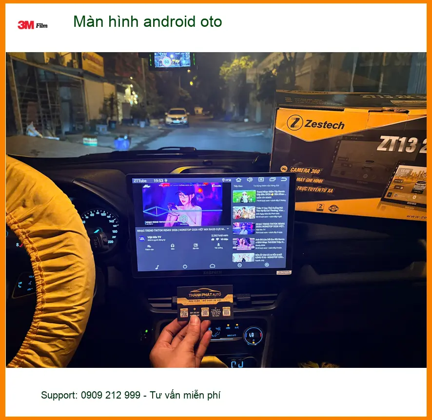 Anh Minh Khang lắp màn hình Android ô tô cho VinFast Lux A2.0 uy tín tại Quận 4 ảnh thực tế 4