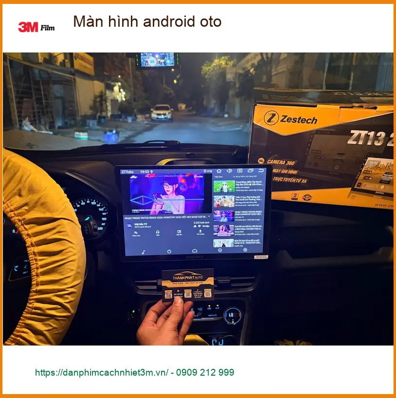 Anh Quang nâng cấp màn hình android ô tô Hyundai Accent Quận Phú Nhuận vì màn zin chậm
